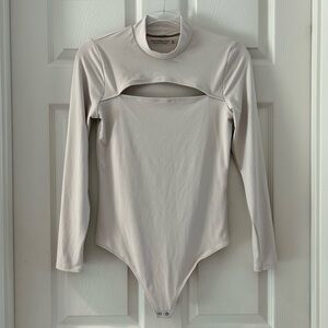 Abercrombie & Fitch Long Sleeve Cut Out Bodysuit